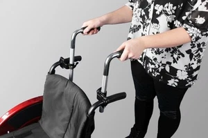 Rolko Adjustable Wheelchair High Push Handles - Picture 1 of 2