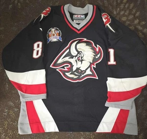 Camiseta Miroslav Satan Buffalo Sabres 1999 Stanley Cup Finals CCM Auténtica Talla 52 - Imagen 1 de 8