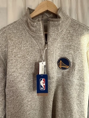 NWT Golden State Warriors Authentic NBA Antigua 1/4 Zip Pullover Sweater 3XL - Image 1 of 4