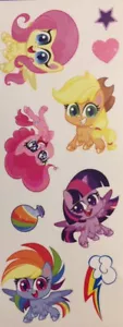 MY LITTLE PONY Let's Get Magical wall stickers 9 decals MLP baby ponies horse - Picture 1 of 1