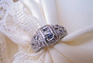 Judith Ripka Sterling Silver 925 CZ Size 5 Channel Set, New.. - Picture 1 of 10