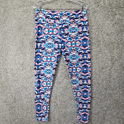 LulaRoe Women's Stretch Pants Yoga Activewear Designer Blue Tall and Curvy — 第 1/4 张图片