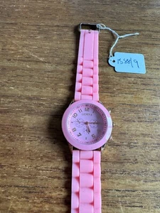 Ladies GENEVA Pink Watch with Silicone Straps W1588/9 - Picture 1 of 1