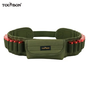 TOURBON Hunting Range Shotgun Cartridges Belt 12/16/20GA Ammo Pouch Carrier Belt - Picture 1 of 11