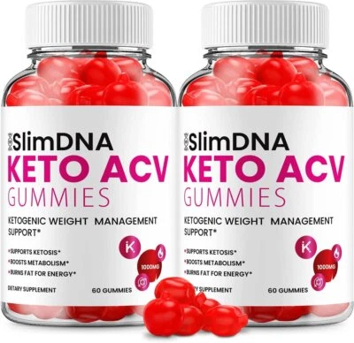 (2 Pack) Slim DNA ACV Keto Gummies Slim DNA ACV + Keto Advanced Keto Formula... - Image 1 of 4