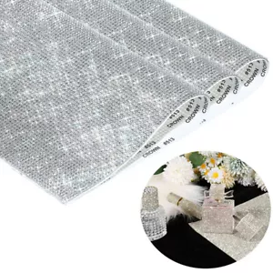 Self Adhesive Rhinestone Sticker Sheet Bling Diamond Crystal Decal Car Decor DIY - Picture 1 of 8