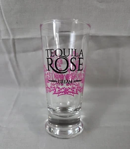 Vaso de chupito crema fresa rosa tequila 4 pulgadas de alto tirador rosas rosadas transparentes - Imagen 1 de 7