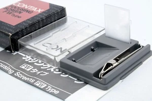 Near Mint Contax Focusing Screen FW Type FW-2 w/ Manual for ST RX RXII AX Japan - Picture 1 of 15