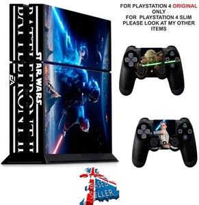 STAR WARS BATTLEFRONT II PS4 PROTECTIVE SKIN DECAL VINYL STICKER WRAP - Picture 1 of 7