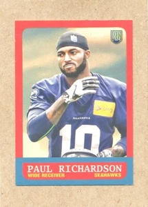 TOPPS 1963-MINI Paul Richardson RC Redskins Seahawks Colorado Buffaloes Cu-Buffs - Imagen 1 de 1