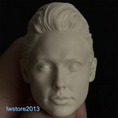 Cabeza esculpida de niña Wonder Woman tallada para figura de acción femenina de 12" juguetes corporales Foto 1 de 4