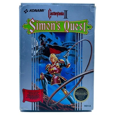 Castlevania II Simon’s Quest (Nintendo NES) CIB Complete Tested w/ Box & Manual - Image 1 of 4