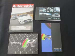 2009 2014 Jaguar cuatro folletos catálogo conjunto plegable XJ tipo F XF y XFR-S XJR - Imagen 1 de 8