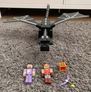 Minecraft Ultimate Ender Dragon 20” Figures Accessories Lights Sounds Steam - Picture 1 of 8