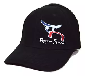 Marca Ropesmart Rig Rider Logotipo Patriótico Negro Calce Elastizado Gorra Sombrero Talla Única Se Adapta - Imagen 1 de 8