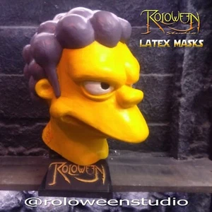 Moe Latex mask/ bartender/ The Simpsons / Moe Szyslak el cantinero/ Cosplay - Picture 1 of 9