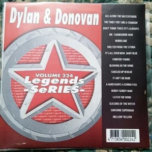 LEGENDS KARAOKE CDG BOB DYLAN & DONOVAN #224 ROCK OLDIES 17 SONGS - Bild 1 von 2