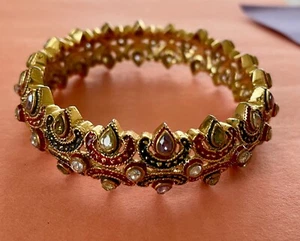 Antique stones golden bracelet - Picture 1 of 6
