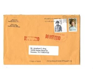 COVER WITH IMPERF STAMPS - Picture 1 of 2