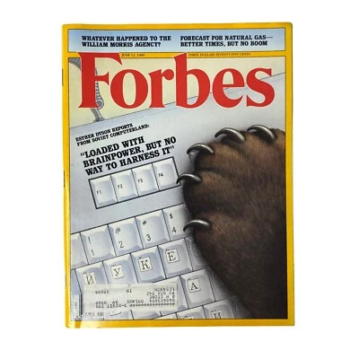 Forbes Magazine June 12, 1989 Three Weeks That Shook My World No Label VG - Image 1 of 4