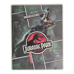 Jurassic Park (1993) LIMITED EDITION HD Blu-ray 2 DISC w/STEELBOOK CASE - Picture 1 of 4