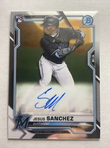 Jesus Sanchez RC 2021 Bowman Chrome Rookie Auto Marlins Centered💎 - Bild 1 von 6