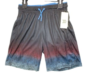 All in Motion Boy's Size M (8-10) Pull On Gradient Shorts Black - Picture 1 of 5