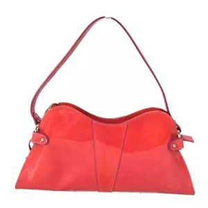 Borsa a tracolla FENDI bicolore borsa a tracolla borsa a mano smalto rosa/rosso - Foto 1 di 16