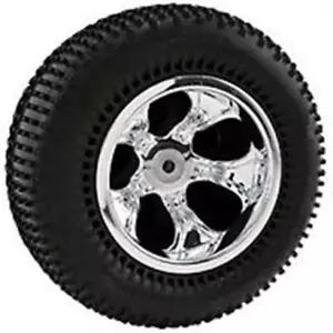 RPM Bully Chrome Truck Wheels (Stampede/Rustler Rear) - Picture 1 of 1