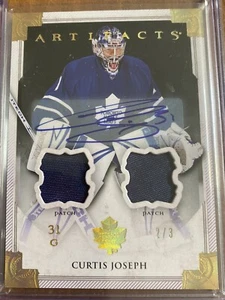 Curtis Joseph Autographed Artifacts Jersey Hockey Card Super Rare 2 of 3 #109 - Picture 1 of 2