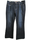Paige Rising Glen Jeans High Rise Flare Bootcut Dark Wash Womens Jeans 34x32