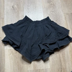 Aerie Black Rock N Ruffle Gauzy Skort Gr. XXS Grunge Preppy Cocktail Party Fairy - Bild 1 von 7