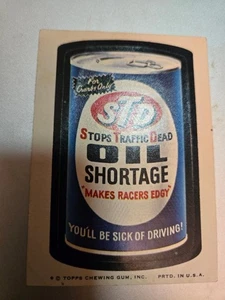 1974 Topps Wacky Packs Series 8 #19 STD Oil Shortage - Bild 1 von 2