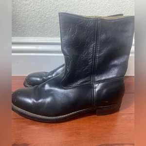Armortred Neoprene Leather Biker Boot sz 10.5 - Picture 1 of 10