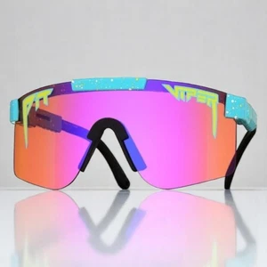 NEW Pit Viper Motorboat Sunglasses Sunset Amber Mirror Lens UV/UVB Beach Sports - Picture 1 of 13