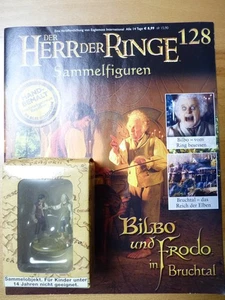 Der Herr der Ringe Sammelfiguren Nr 128 Bilbo Frodo handbemalt mit Begleitheft - Bild 1 von 2