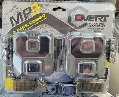 Set Of 2 Trail Cameras Covert - MP9 - 2 Pack Bundle with Batteries & SD Cards - Image 1 of 2