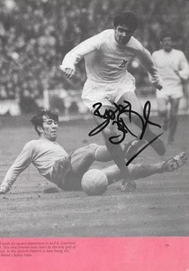 WEST BROM & SCOTLAND: BOBBY HOPE SIGNED 10x7 BOOK/ANNUAL PICTURE+COA - Picture 1 of 1