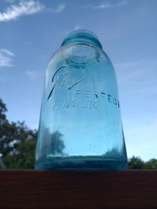 Vintage Ball Offset Perfect Mason Jar #4 Ball 1911-'22 * Error NO A In Ball* - Picture 1 of 13