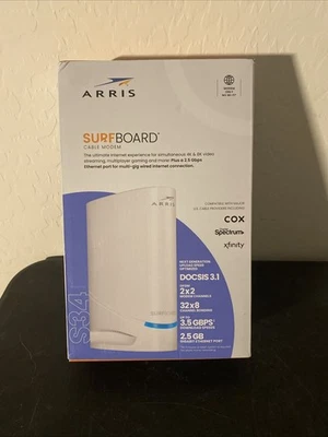 ARRIS Surfboard S34 DOCSIS 3.1 Multi-Gigabit Cable Modem - Image 1 of 4