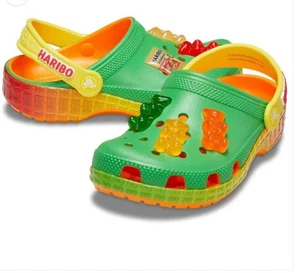 CROCS HARIBO Zoccolo Classico Multi Mondo di Zoccoli Blocco 3D Orsi Gommosi - Unisex - Foto 1 di 5