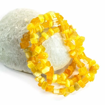 Armband Katzenauge Calcit-Orange - Bild 1 von 4