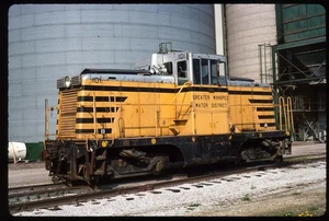 Original Rail Slide - GWWD Greater Winnipeg Water District 101 Rodney 5-7-1998 - Picture 1 of 1