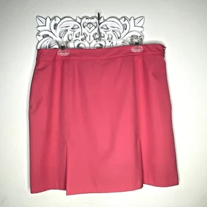 EP PRO Women's 16 Golf SKORT Shorts Skirt Athleisure Pickleball Pockets CORAL - Picture 1 of 18