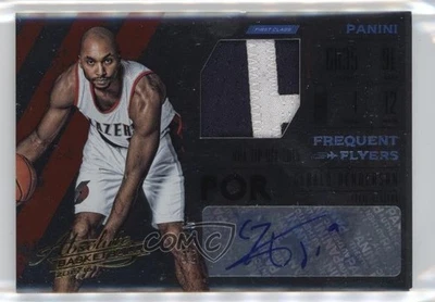 2015-16 Panini Absolute Frequent Flyer Material Prime /25 Gerald Henderson Auto - Imagem 1 de 2