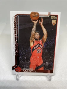 2025-26 Topps Baloncesto Novato 240 Alijah Martin Toronto Raptors - Imagen 1 de 2