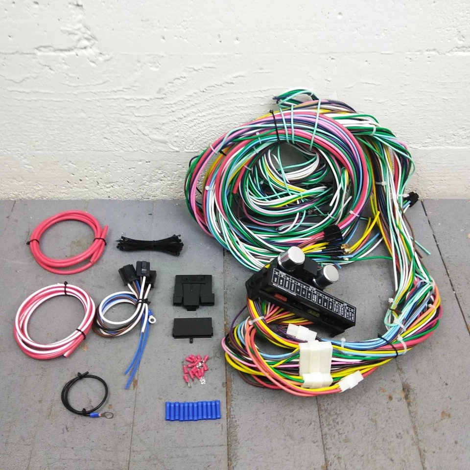 1953 - 1962 Chevrolet Corvette Wire Harness Upgrade Kit fits painless fuse block - Image 1 of 4