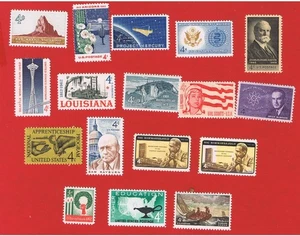 #1191-1207 MVFLH OG 1962 Commemorative's complete Free S/H - Picture 1 of 1