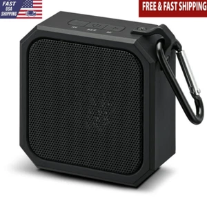 Magnetic Bluetooth Wireless Speaker IPX4 Water Resistant Portable Carabiner New - Picture 1 of 8