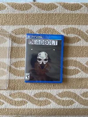 Deadbolt (PS Vita, 2019) Limited Run #228 Brand New Factory SEALED - Image 1 of 3